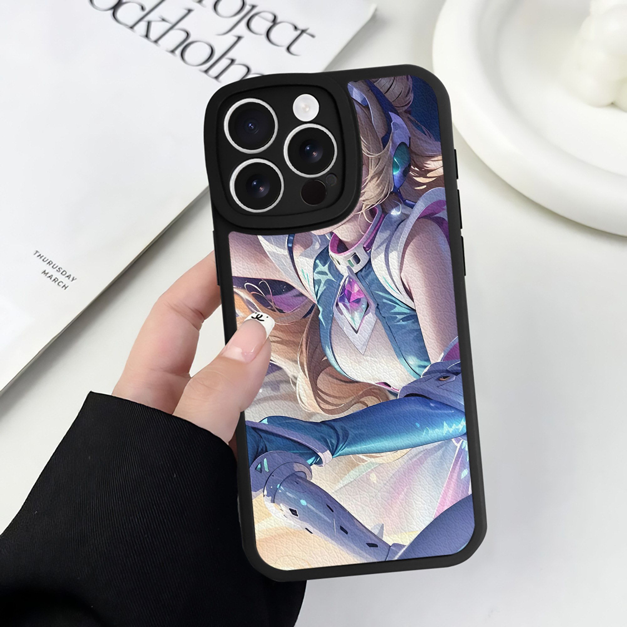 リーグ・オブ・レジェンド League of Legends LOL 【iPhone 16シリーズ対応】シリコンスマホケース（レザー調） 材質：シリコン
